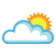 It is forecast to be Partly Cloudy at 10:00 PM CDT on June 20, 2013